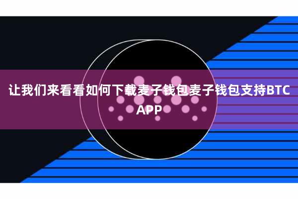 让我们来看看如何下载麦子钱包麦子钱包支持BTCAPP