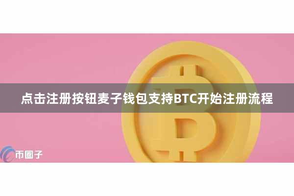 点击注册按钮麦子钱包支持BTC开始注册流程